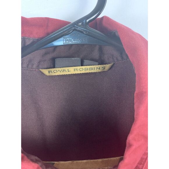 Royal Robins Button Down Shirt Men's Large Maroon RN 54226 CA 14980 - Picture 2 of 9